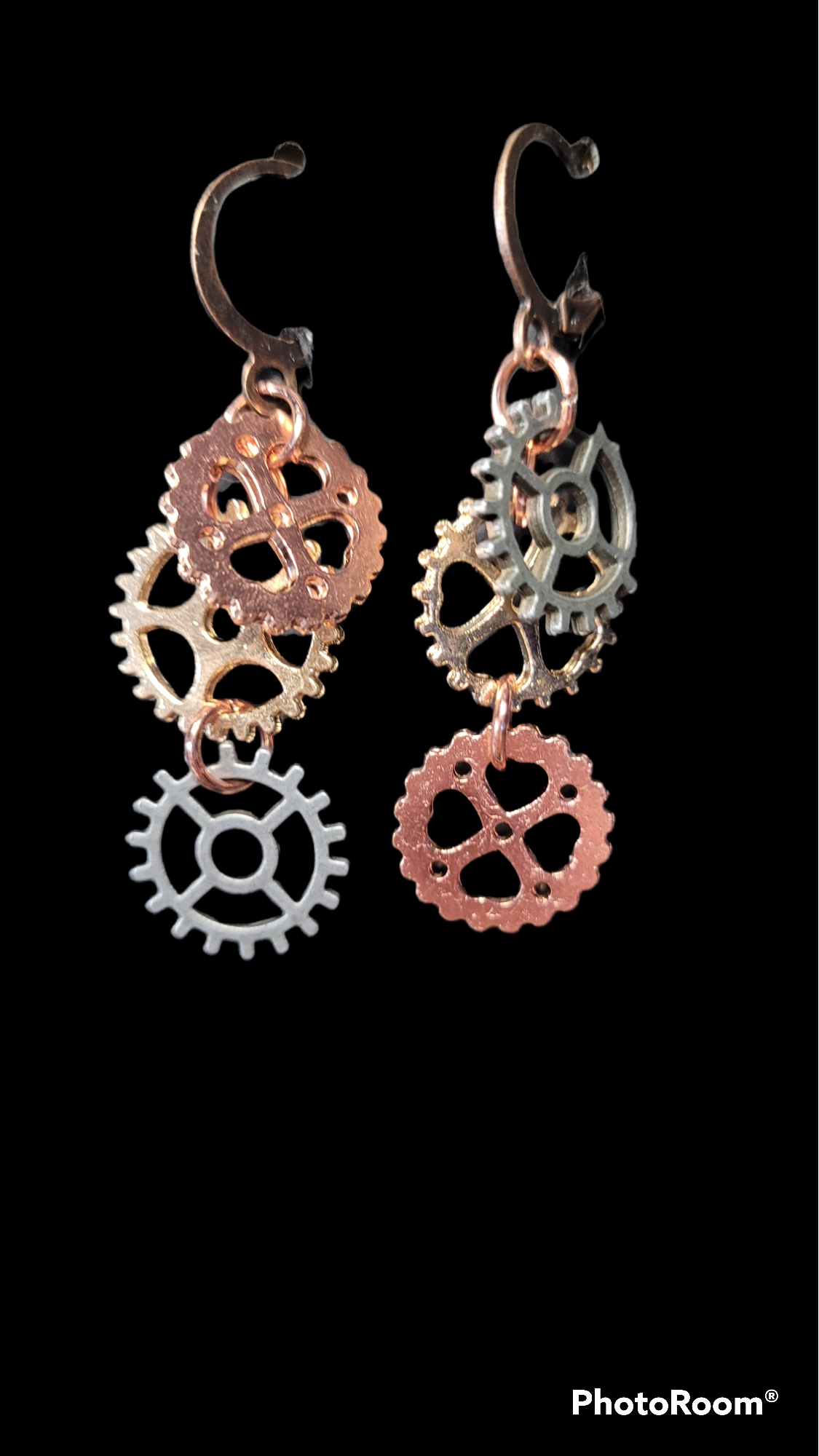 "Just gears" earrings