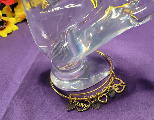 Love in Gold charm bracelet