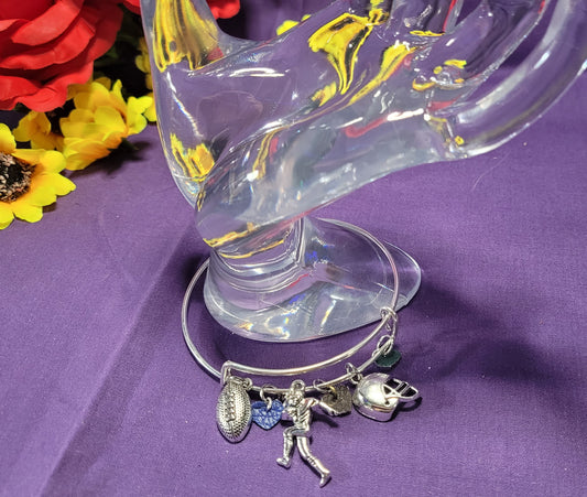 Touch Down charm bracelet