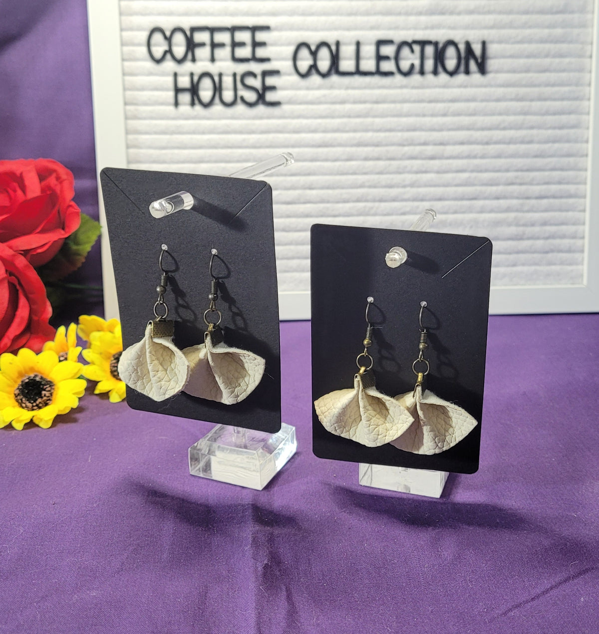 "Extra Foam" earrings