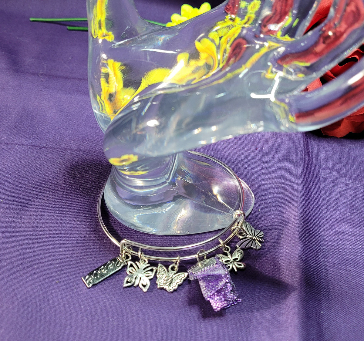 Butterfly in the Sky charm bracelet