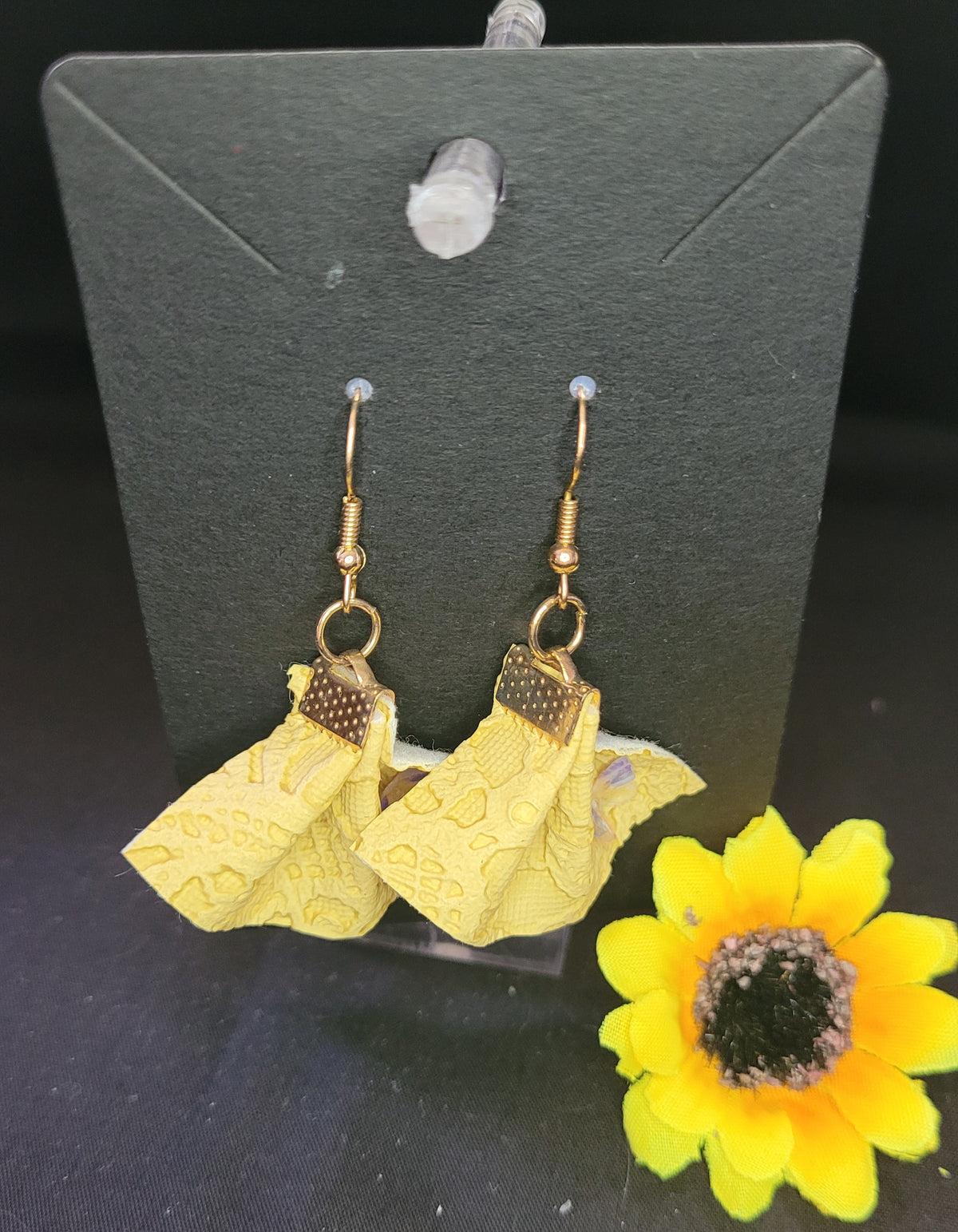 Daisies & Lace earrings
