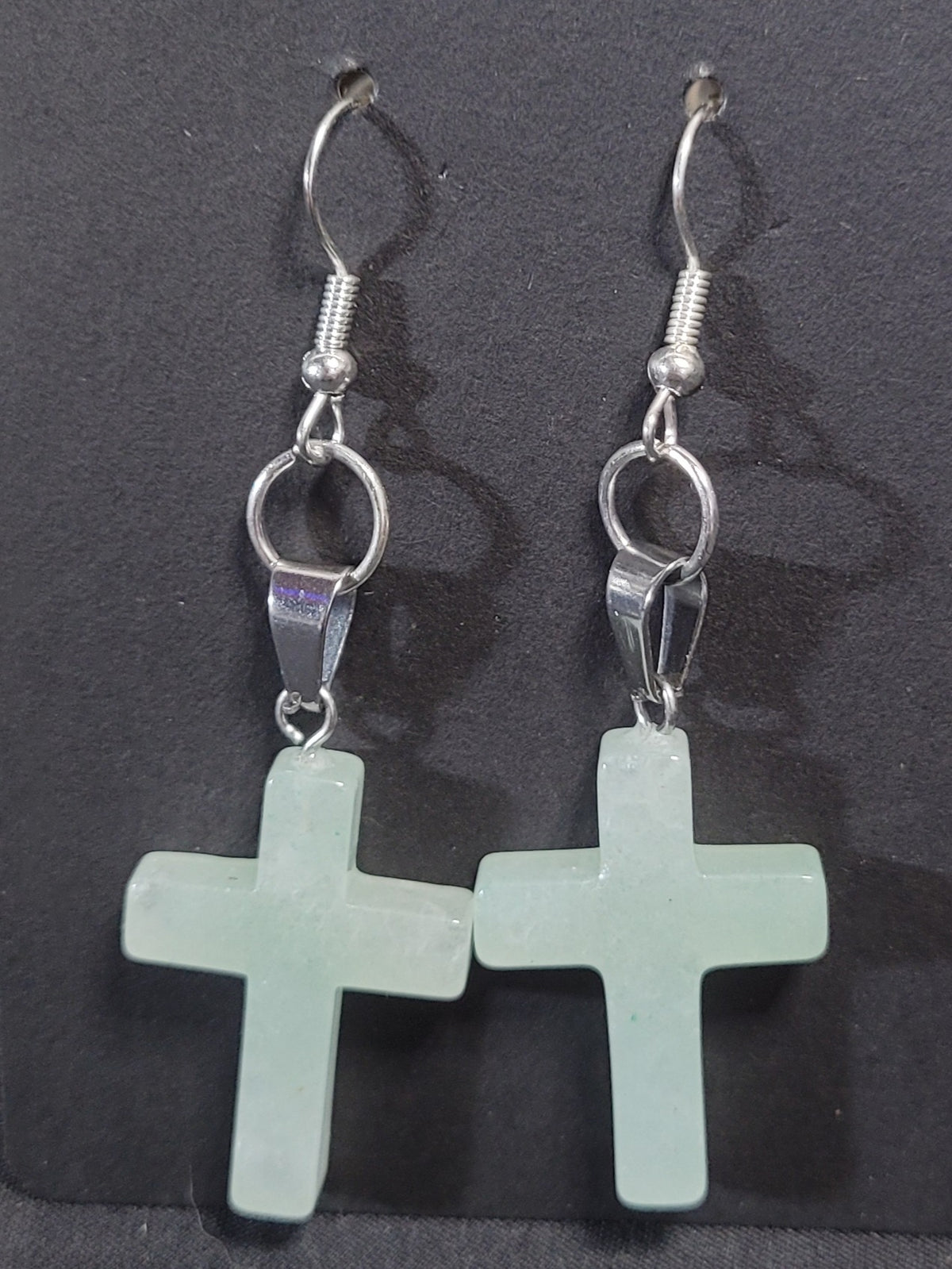 "He's not here,  for He is Risen" earring/necklace set