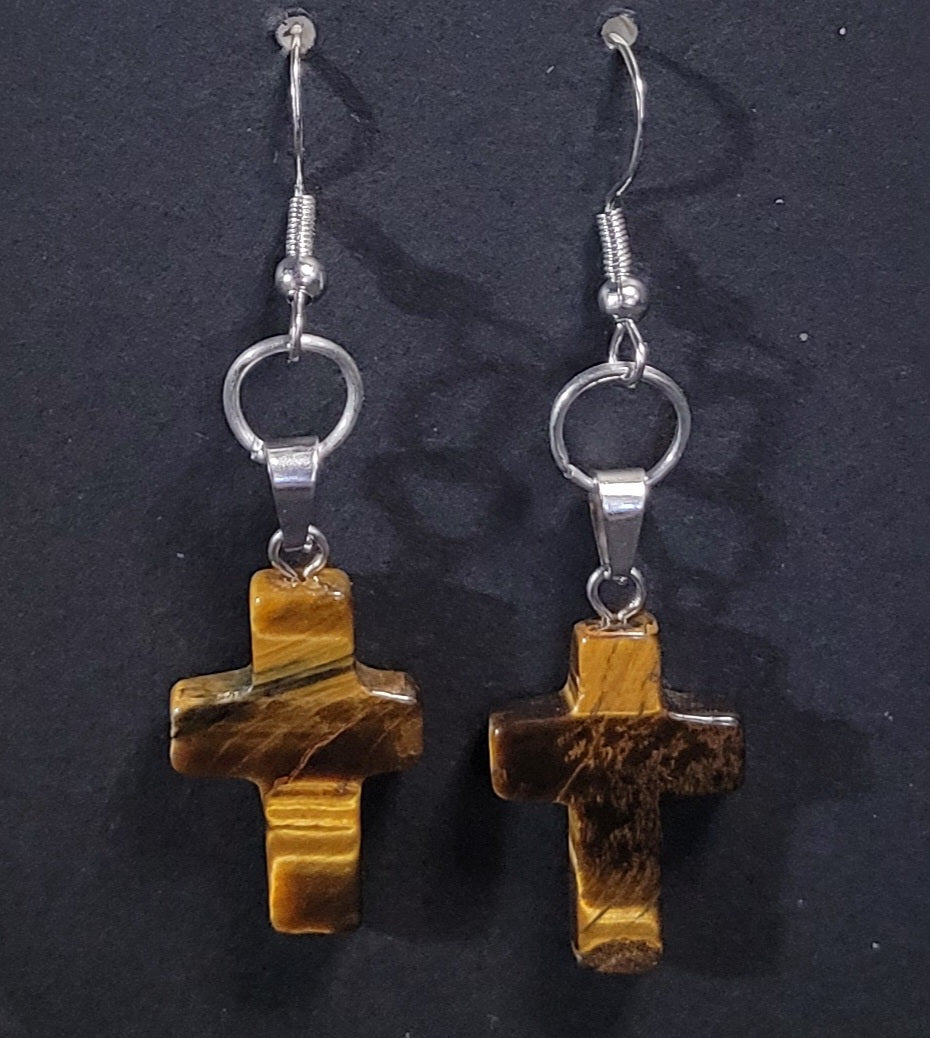 "He's not here,  for He is Risen" earring/necklace set