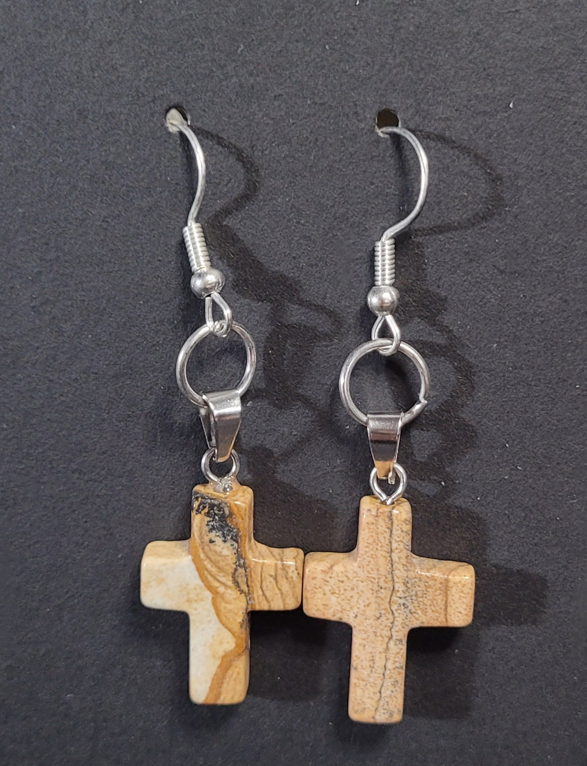 "He's not here,  for He is Risen" earring/necklace set
