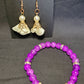 "Petals & Butterflies" earrings/bracelet sets
