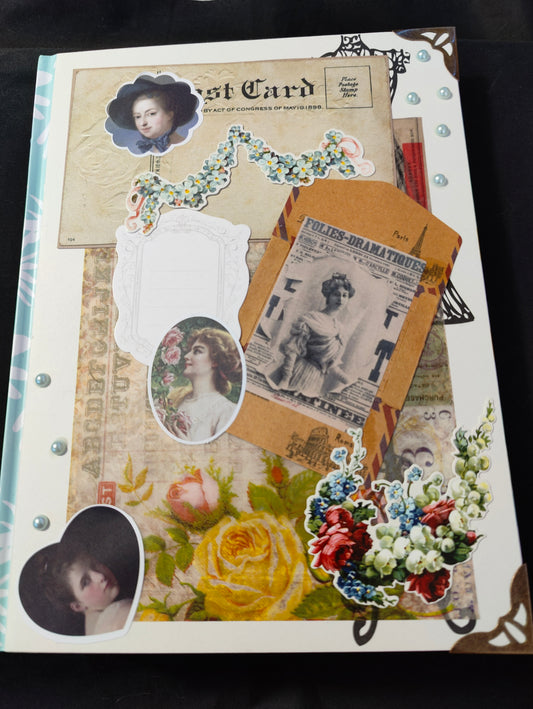 "just a little Victorian book" blank lined journal
