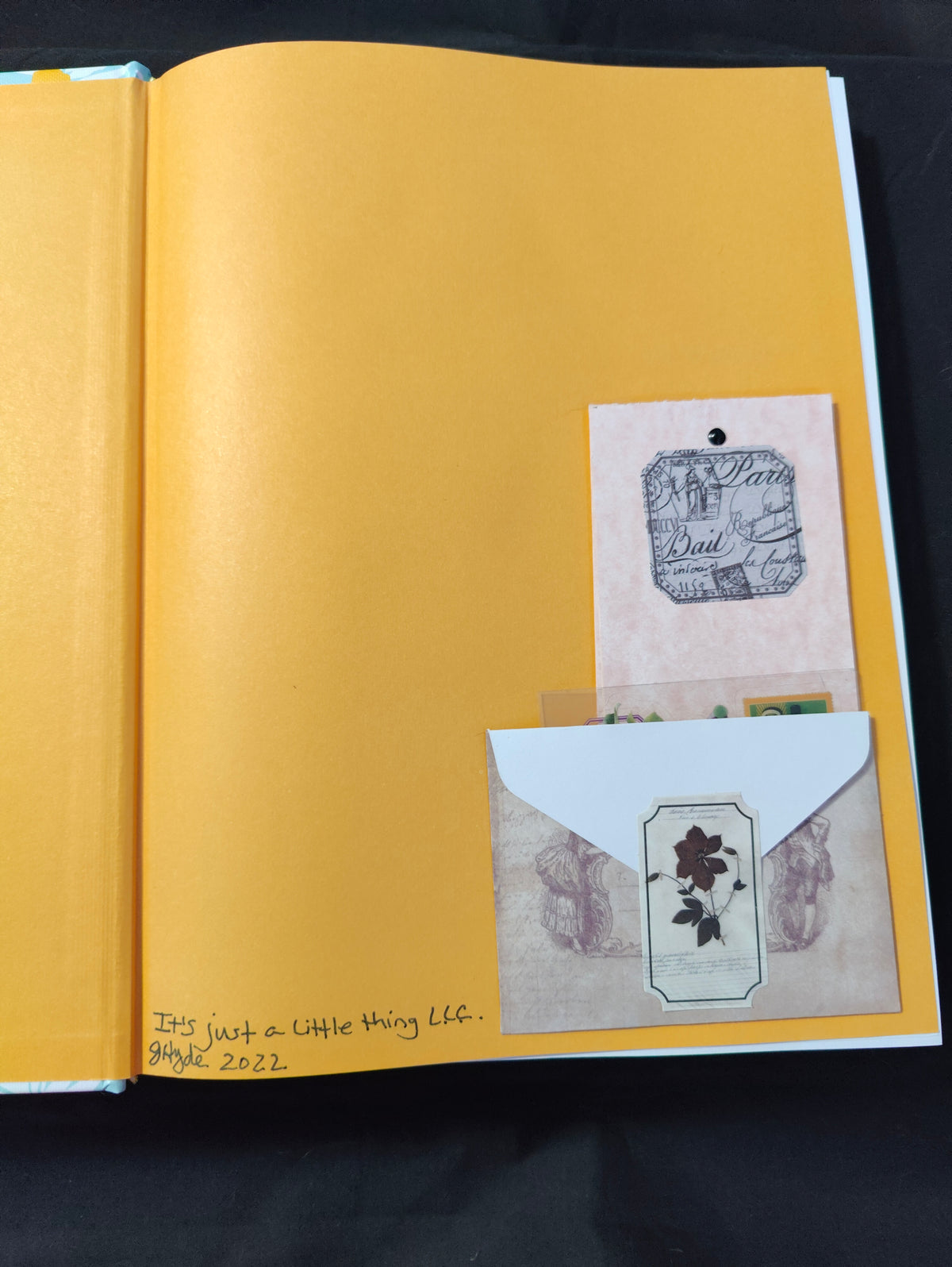 "just a little Victorian book" blank lined journal