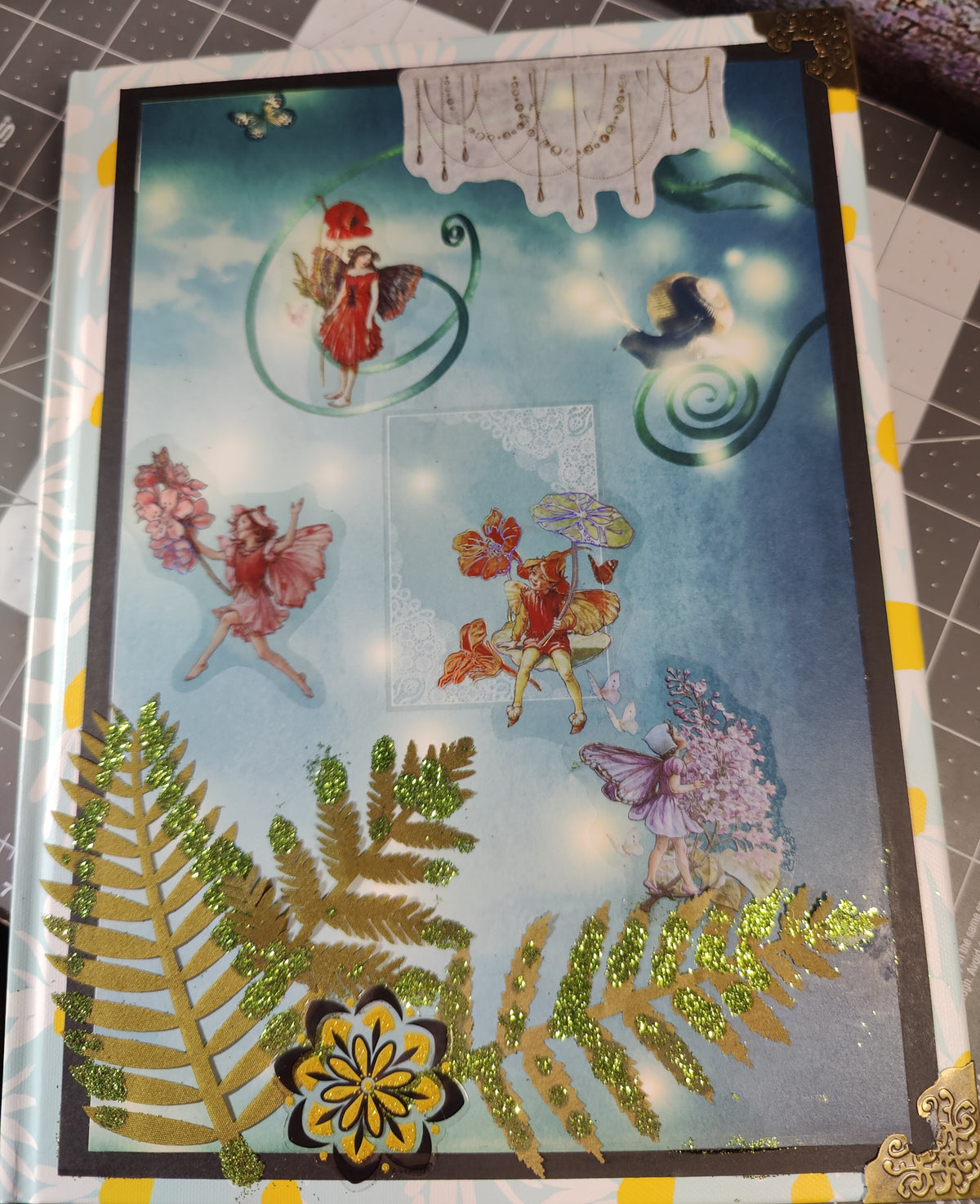 "Faye Garden" blank lined journal