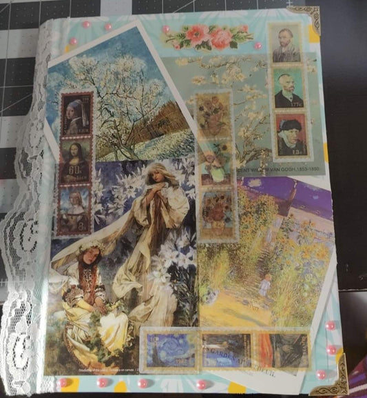 "Life in Painting" blank lined journal