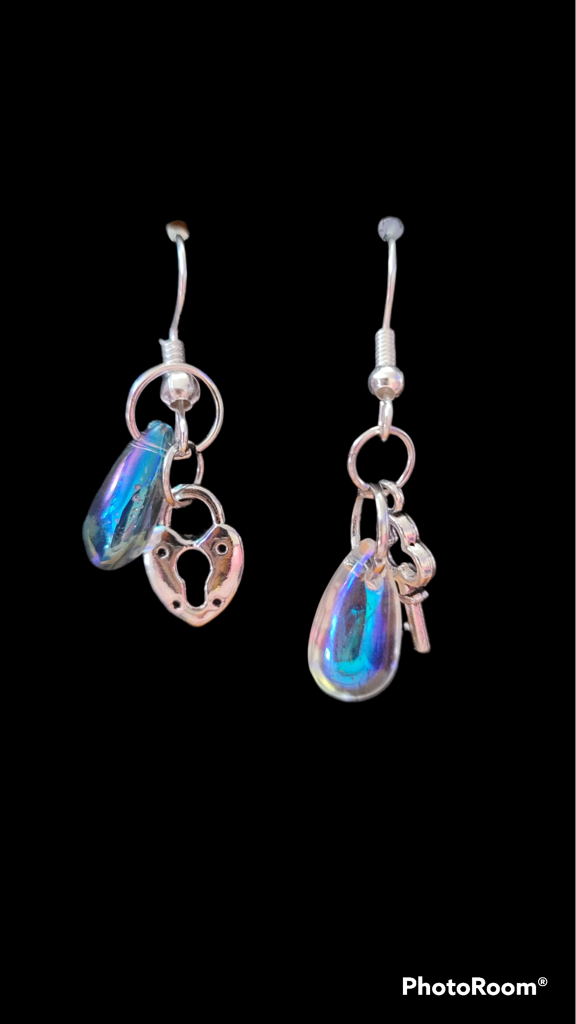 "Key to my heart" earrings