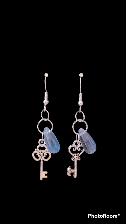 "Key beauty" earrings