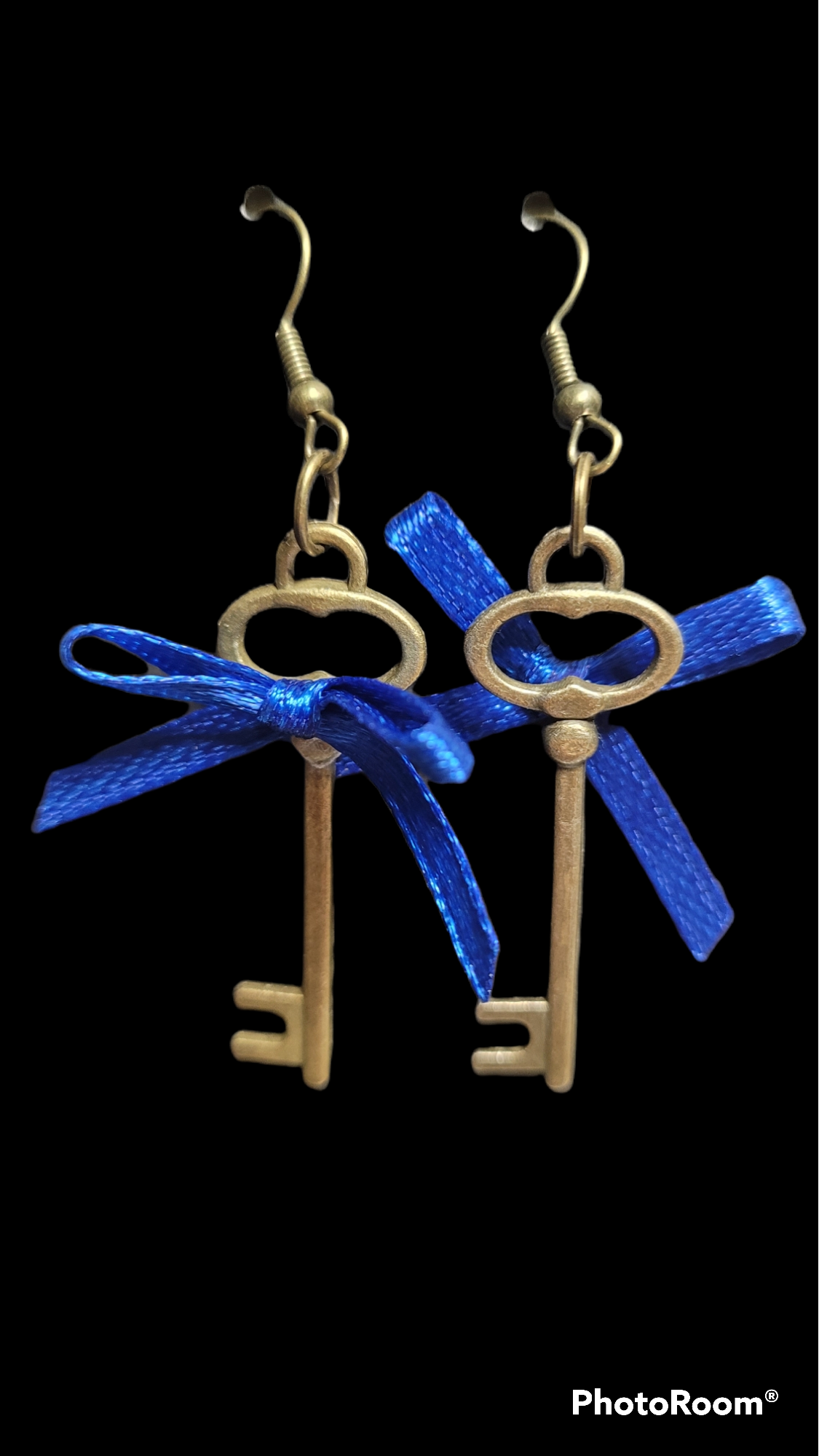 "Old fashioned in Blue" earring