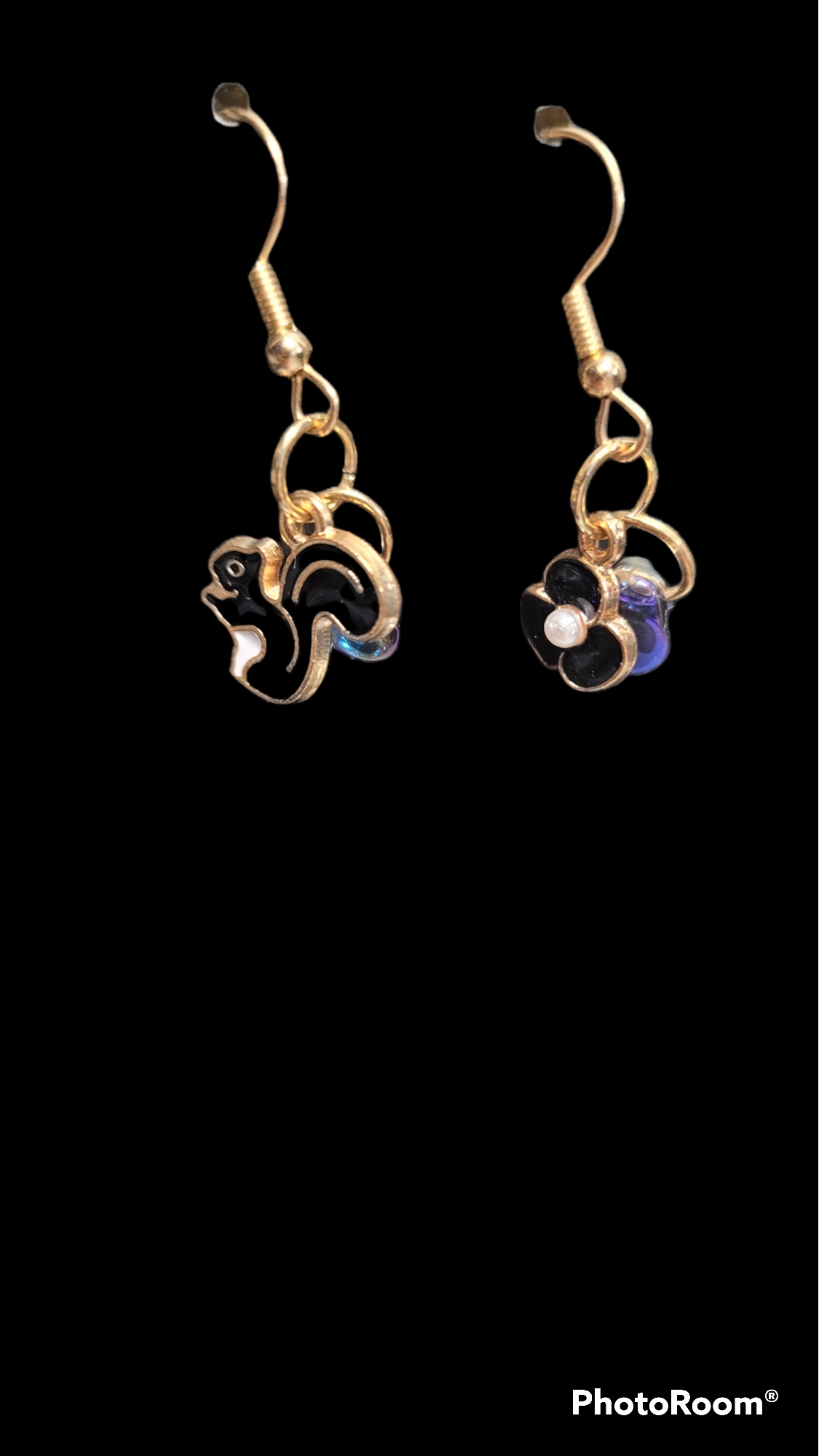 "Squirrel!!" earrings